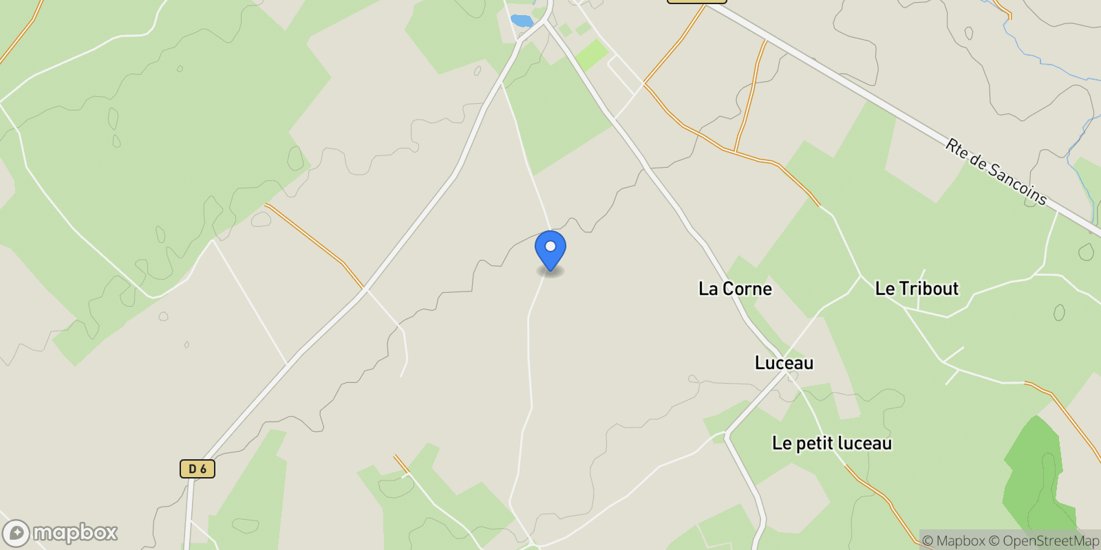 Map showing Blet, Centre-Val de Loire, France.