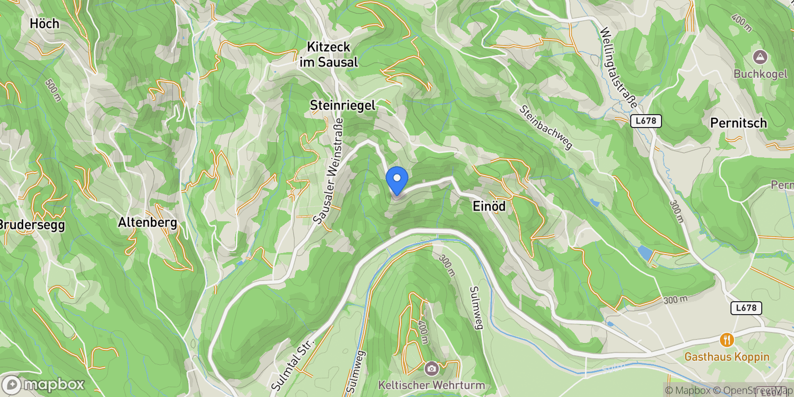 Map showing Einöd, 8442, Austria, Leibnitz, Austria.
