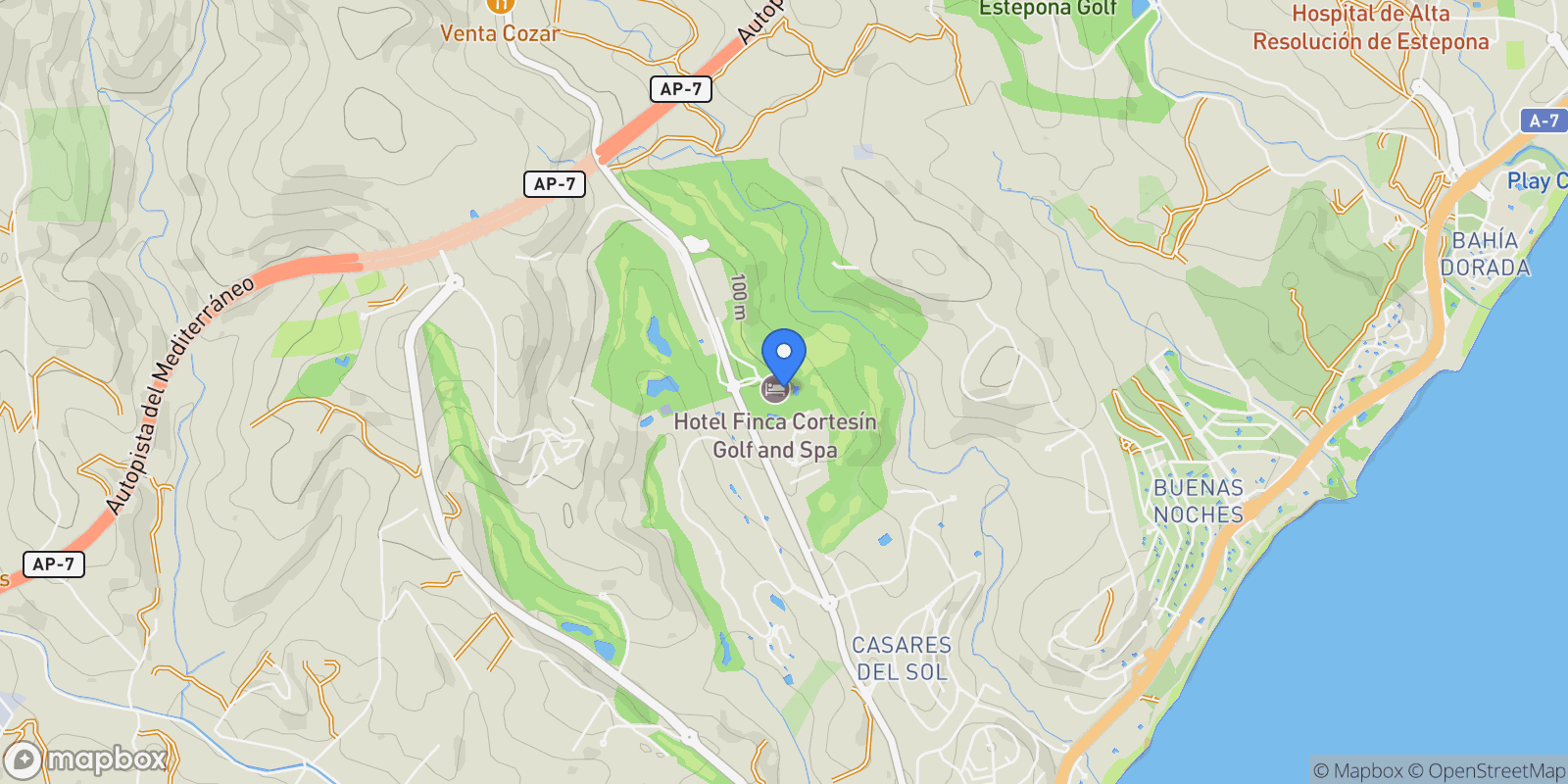Map showing Carretera Casares, km2, 29690 Casares, Málaga, Spain, Casares, Andalusia, Spain.