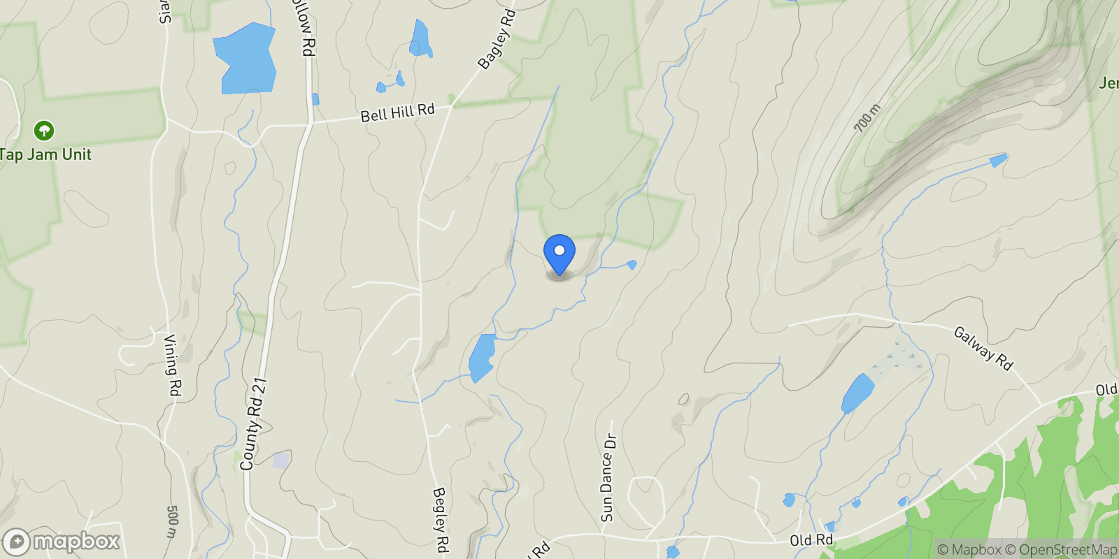 Map showing 77 Beaver Hill Road, Windham, NY 12496, Windham, New York, United States.