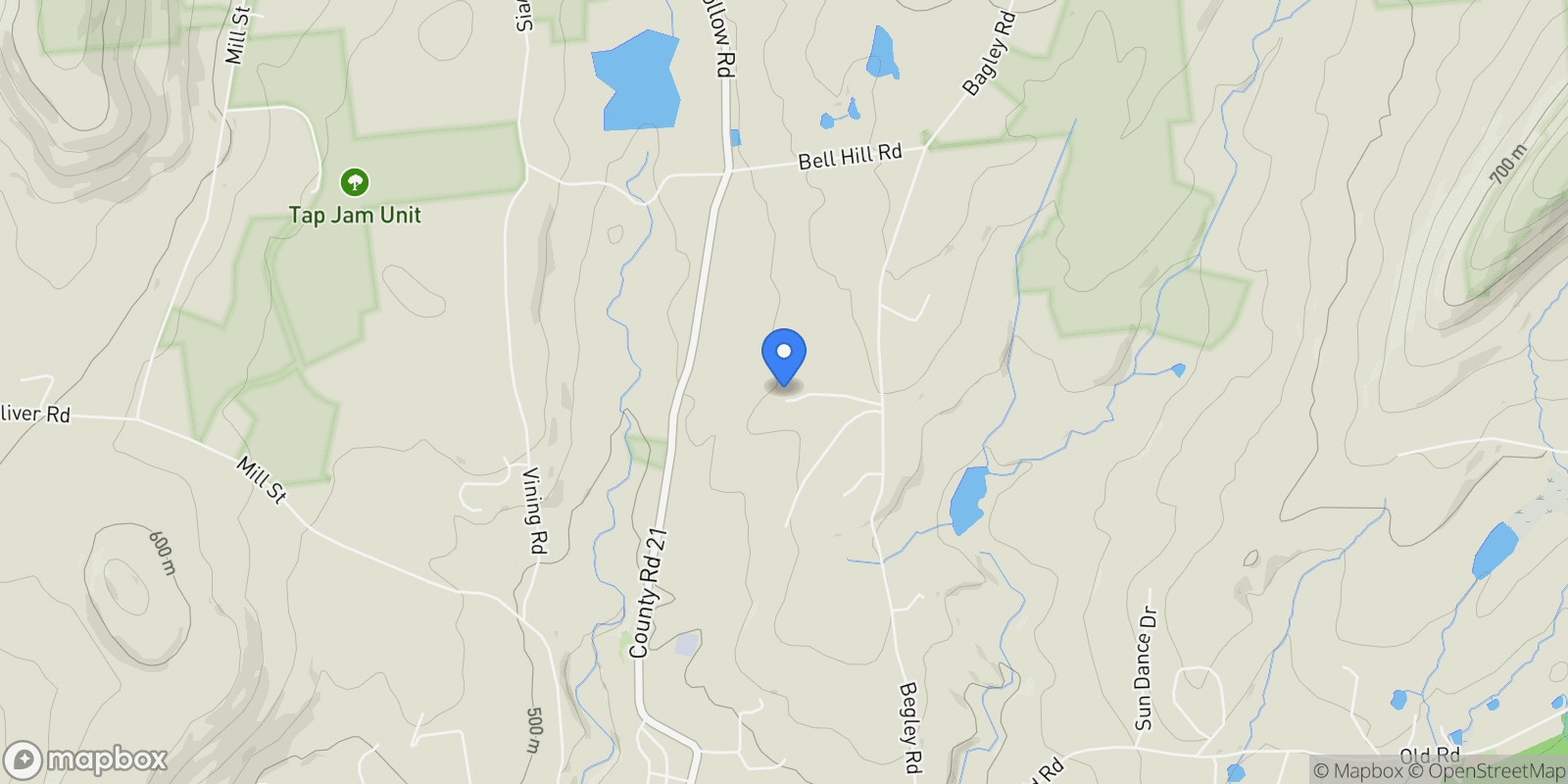 Map showing 12 Lauren Lane , Windham, NY 12496, Windham, New York, United States.