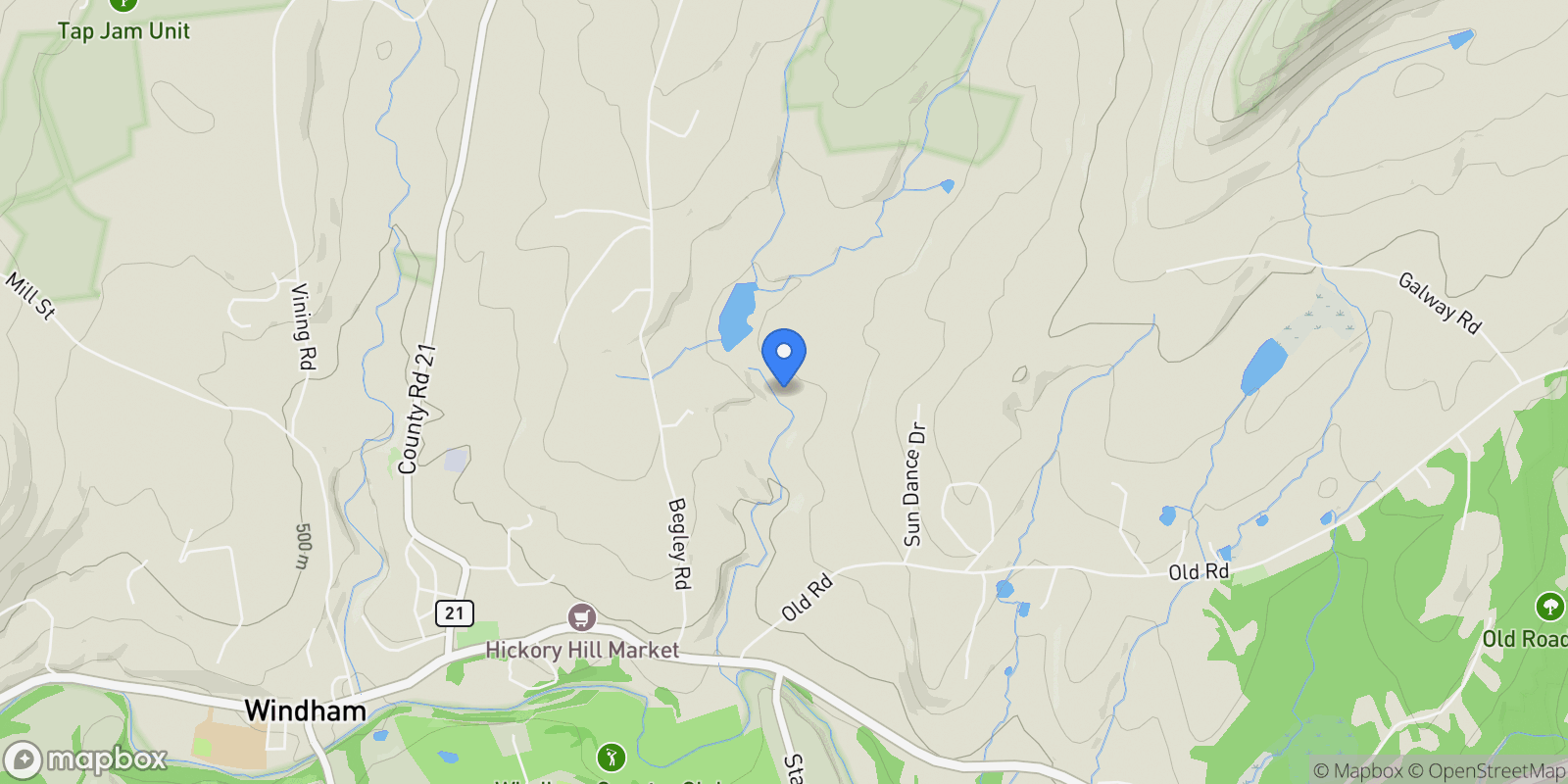 Map showing 93 & 99 Nauvoo Road , Windham, NY 12496, Windham, New York, United States.