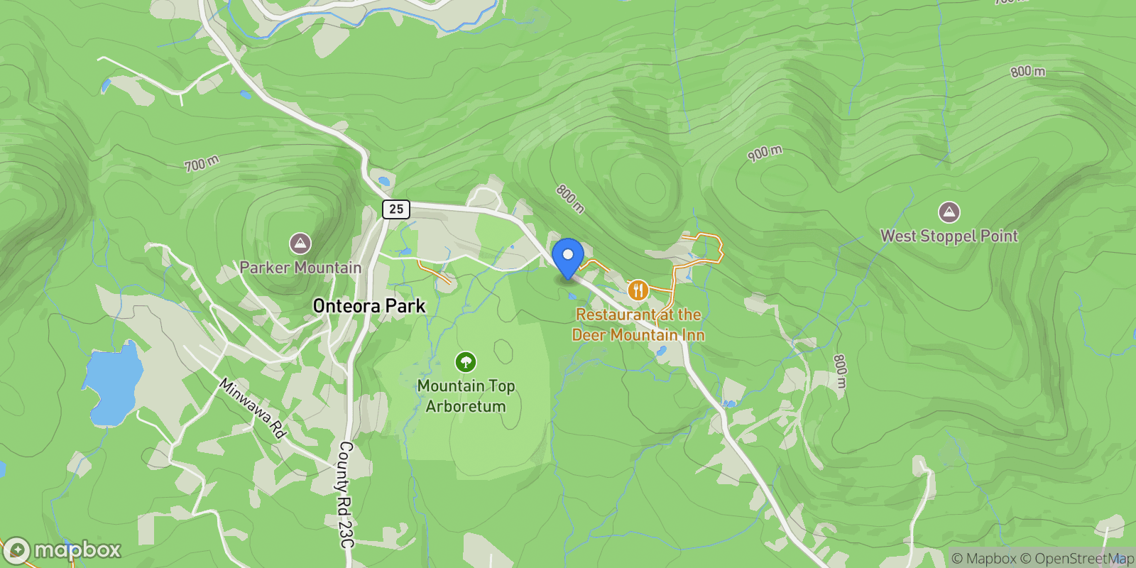 Map showing 863 Route 25 , Tannersville, NY 12485, Tannersville, New York, United States.