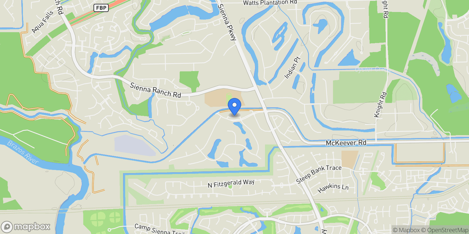 Map showing 8919 Autumn Pine Drive, Missouri City, TX 77459, Missouri City, Texas, United States.