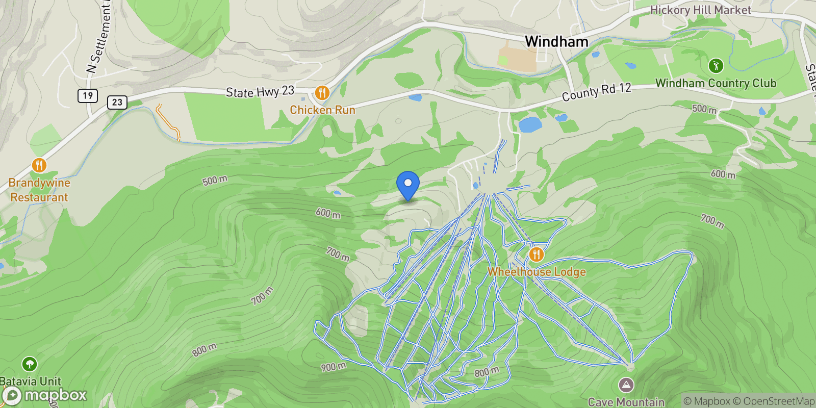 Map showing 22 The Loop , Windham, NY 12496, Windham, New York, United States.