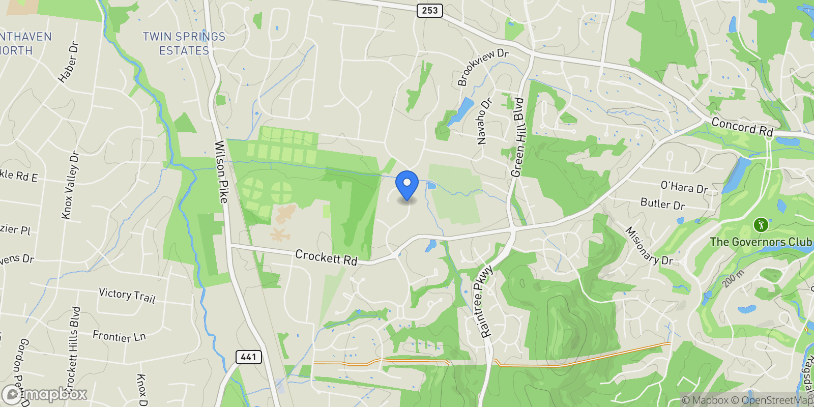 Map showing 1950 Napa Drive, Brentwood, TN, 37027, USA, Nashville, Tennessee, United States.