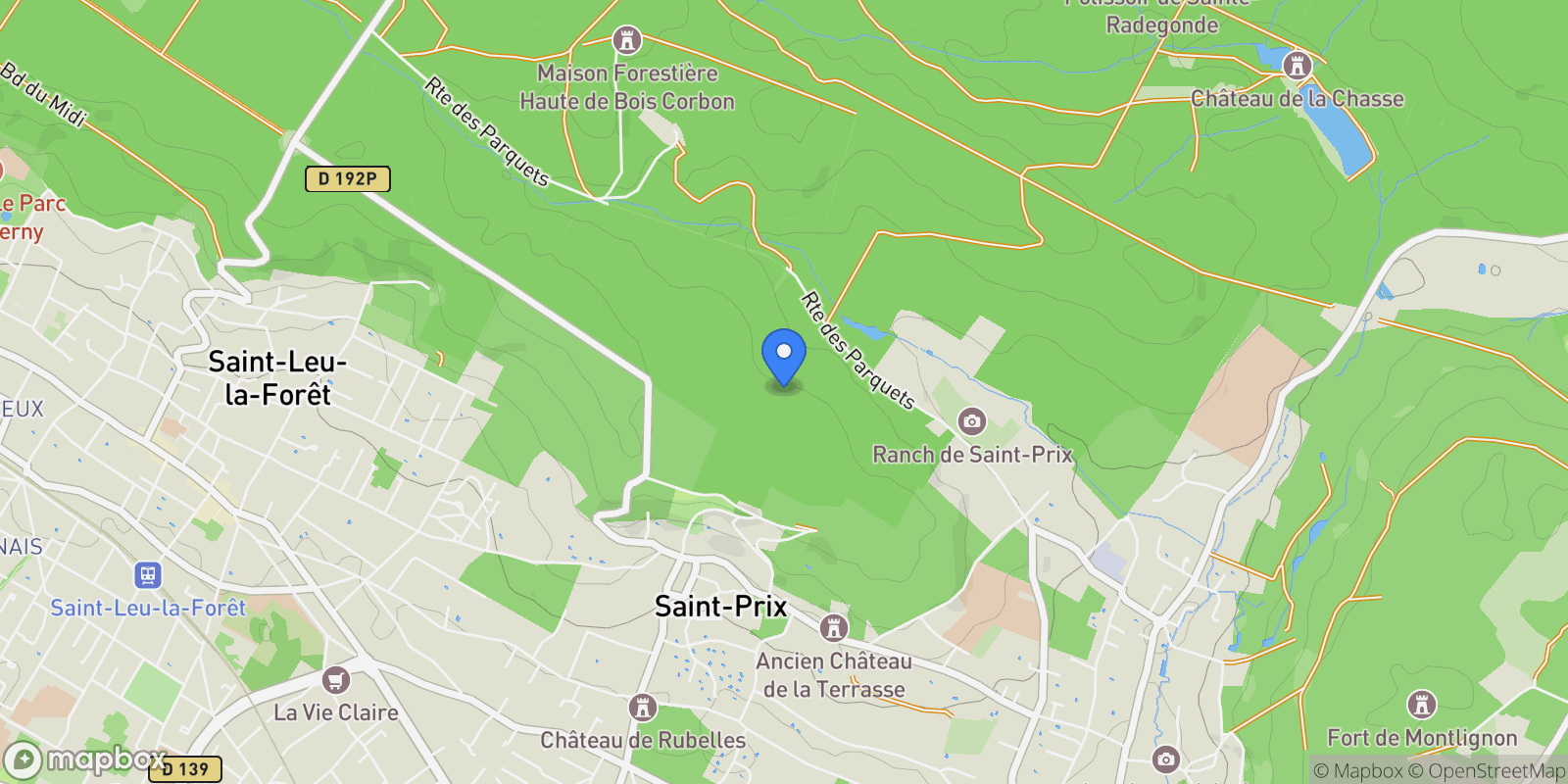 Map showing Saint-Prix, Île-de-France, France.