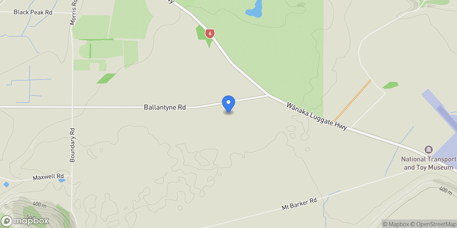 Map showing lot 2/622 Ballantyne Road, Wānaka 9382, New Zealand, Wanaka, Otago, New Zealand.