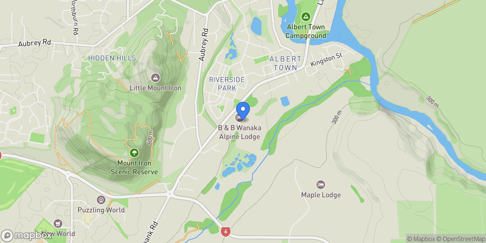 Map showing 31 Monteith Road, Albert Town 9382, New Zealand, Albert Town, Otago, New Zealand.