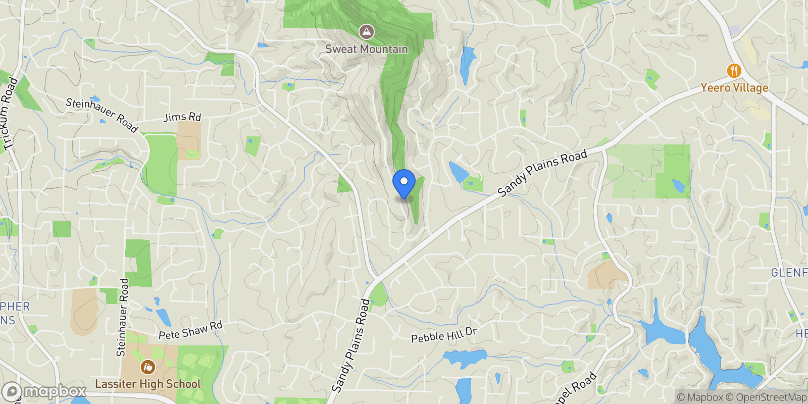 Map showing 4302 Highborne Drive, Marietta, GA 30066, Marietta, Georgia, United States.