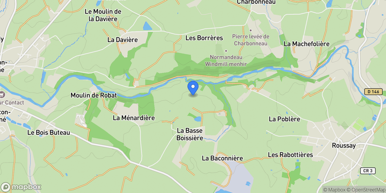 Map showing Sèvremoine, Pays de la Loire, France.