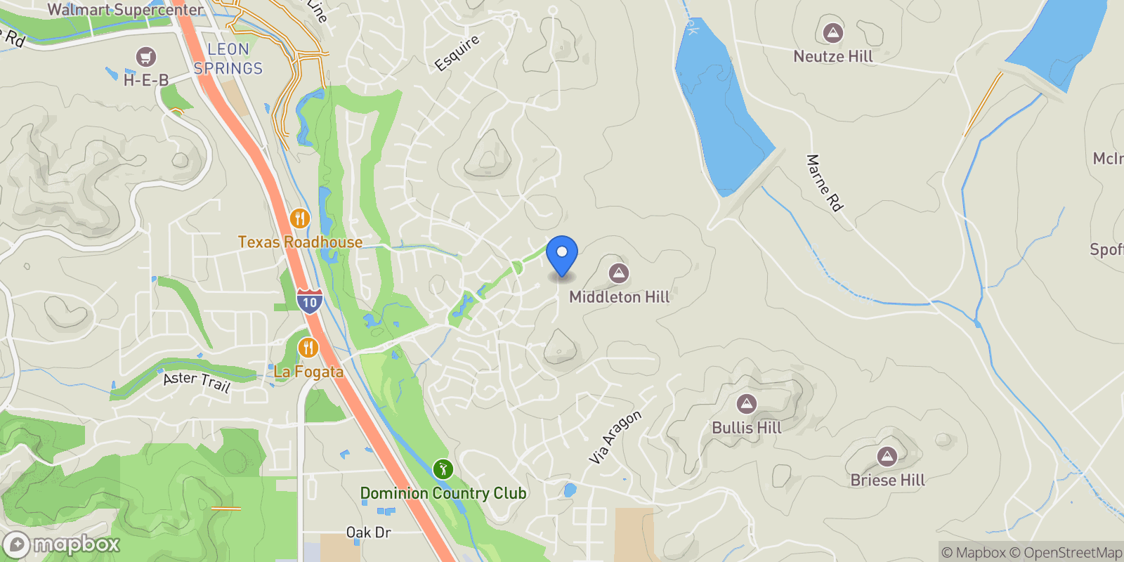 Map showing 16 Highgate Drive, San Antonio, TX, 78257, USA, San Antonio, Texas, United States.