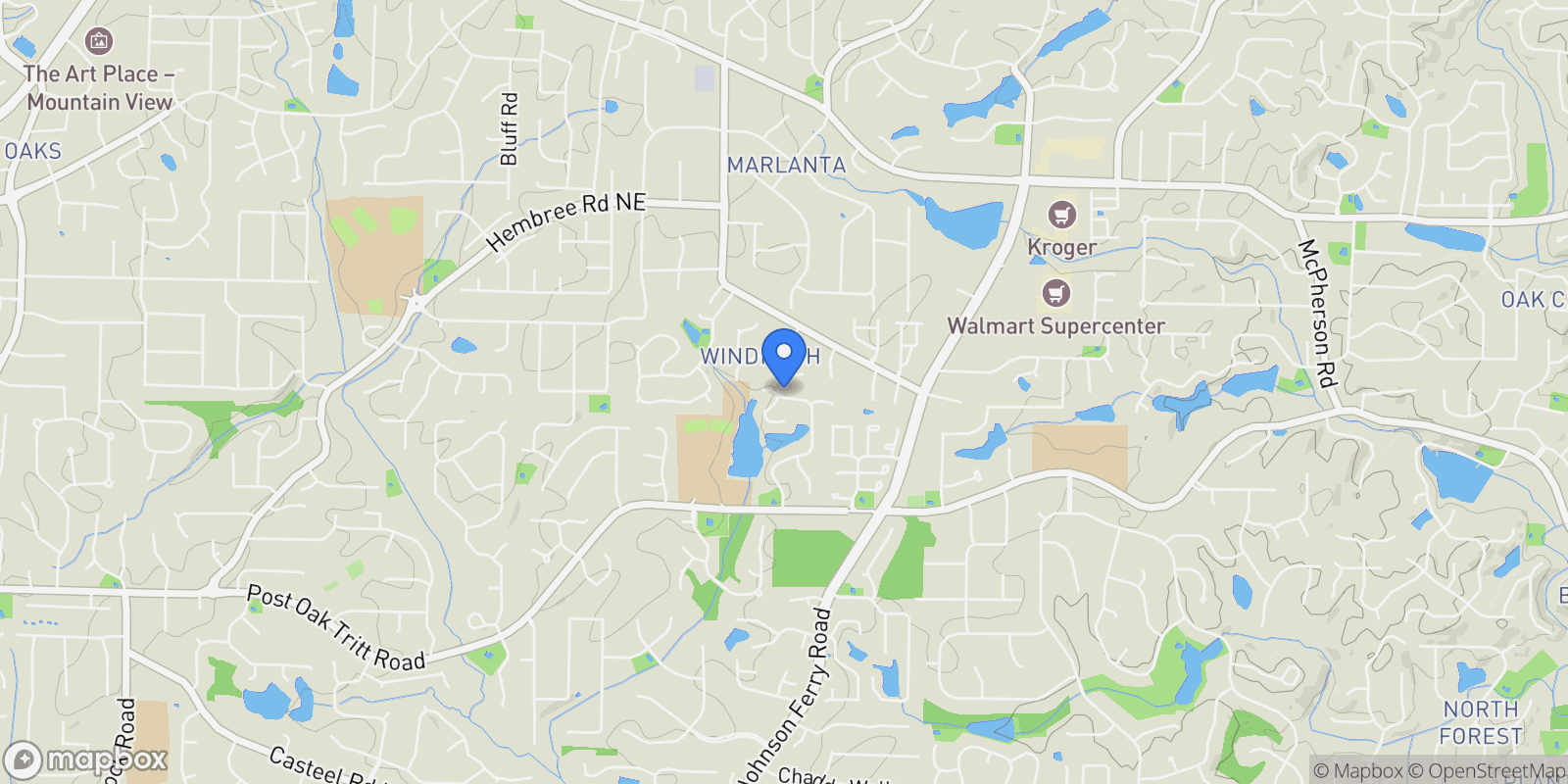Map showing 2786 Long Grove Drive, Marietta, GA 30062, Marietta, Georgia, United States.