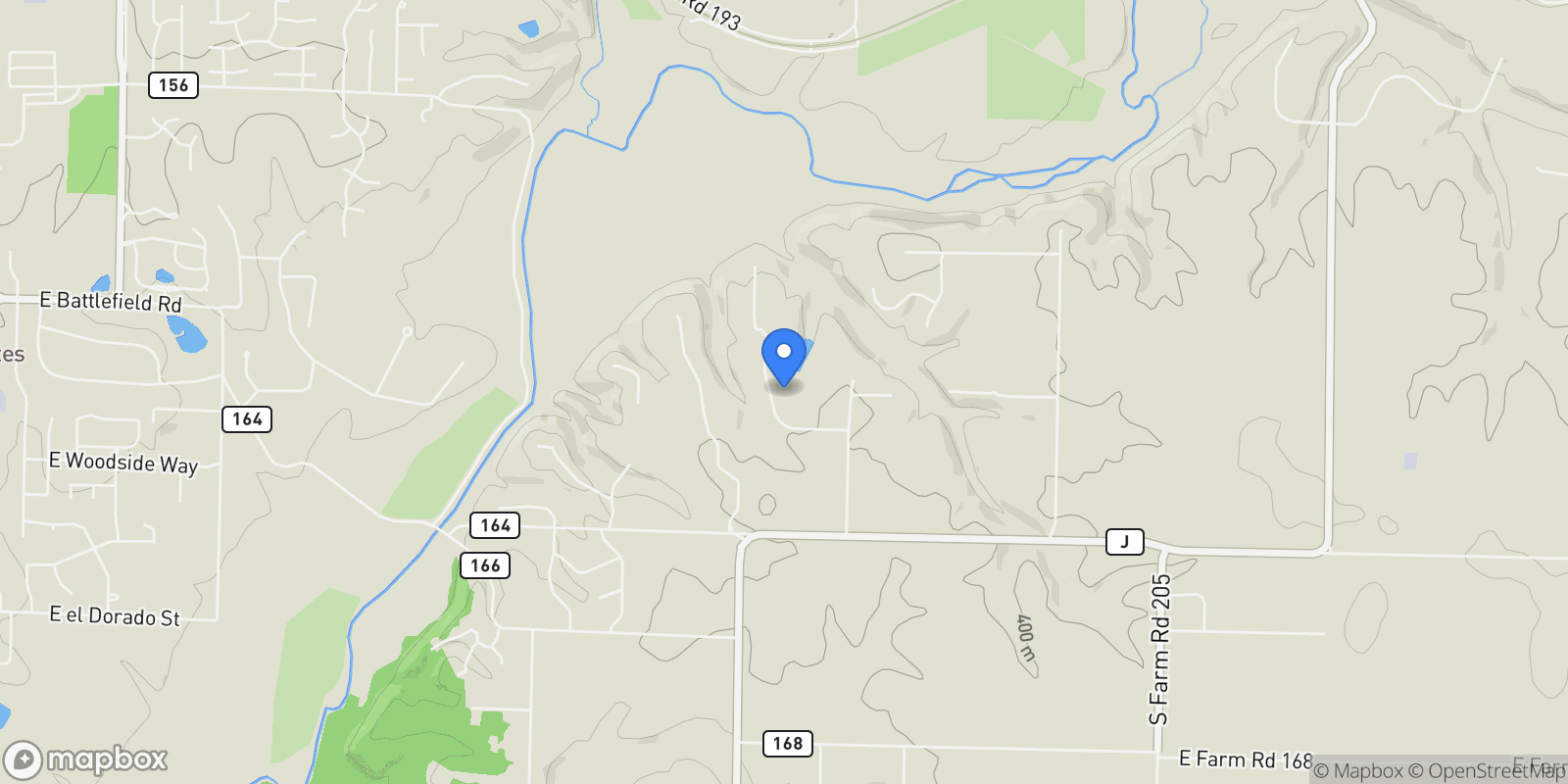 Map showing 5035 Stonegate Court, Springfield, MO 65809, Springfield, Missouri, United States.