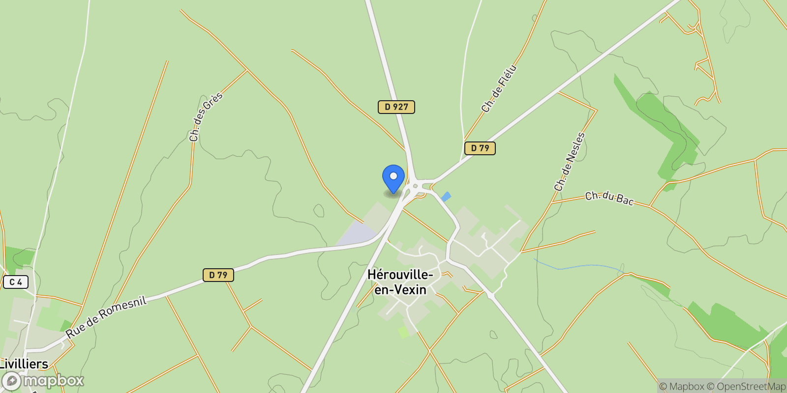Map showing Hérouville, Île-de-France, France.
