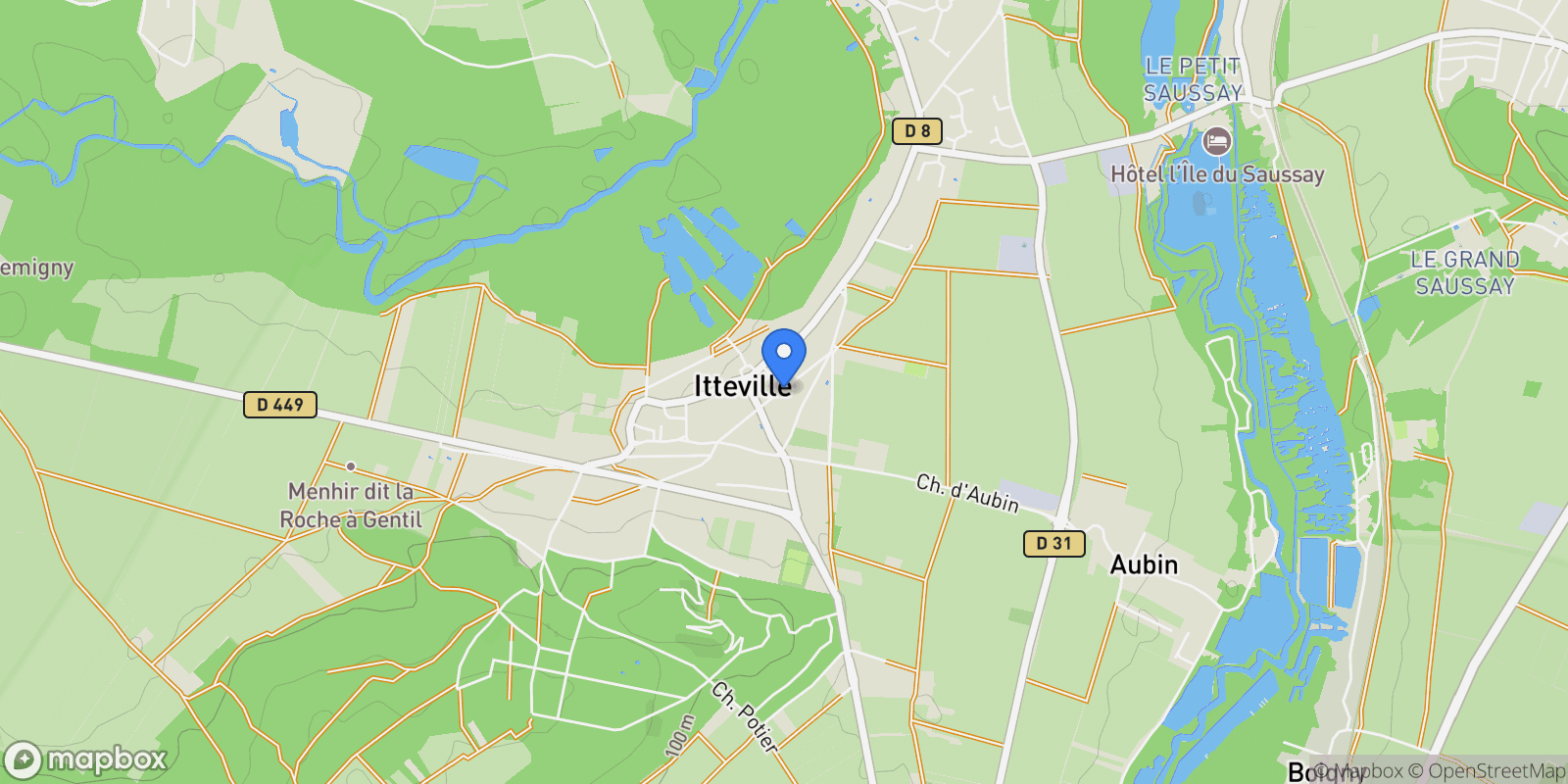 Map showing Itteville, Île-de-France, France.