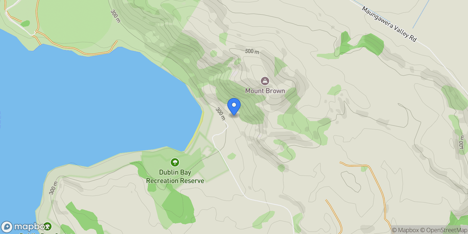Map showing 354 Dublin Bay Road, Albert Town 9382, New Zealand, Albert Town, Otago, New Zealand.
