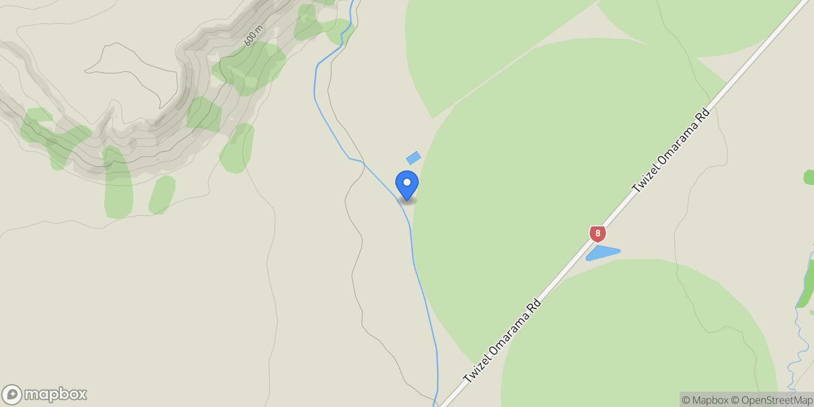 Map showing 2/1857 Twizel-Omarama Road, Twizel 7999, New Zealand, Twizel, Canterbury, New Zealand.