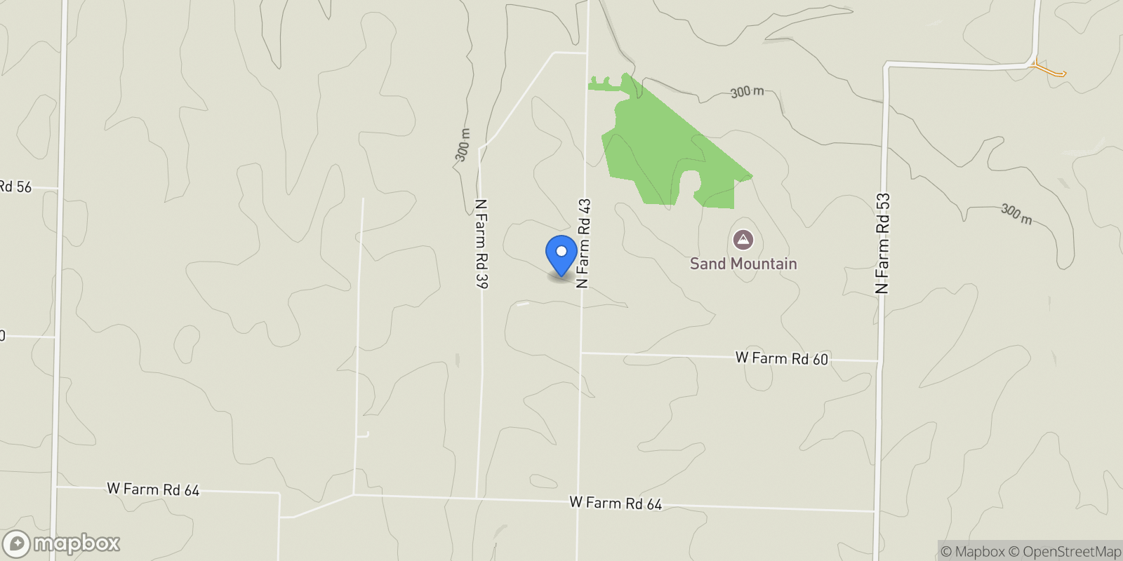 Map showing 7681 N Farm Road 43, Ash Grove, MO 65604, Ash Grove, Missouri, United States.