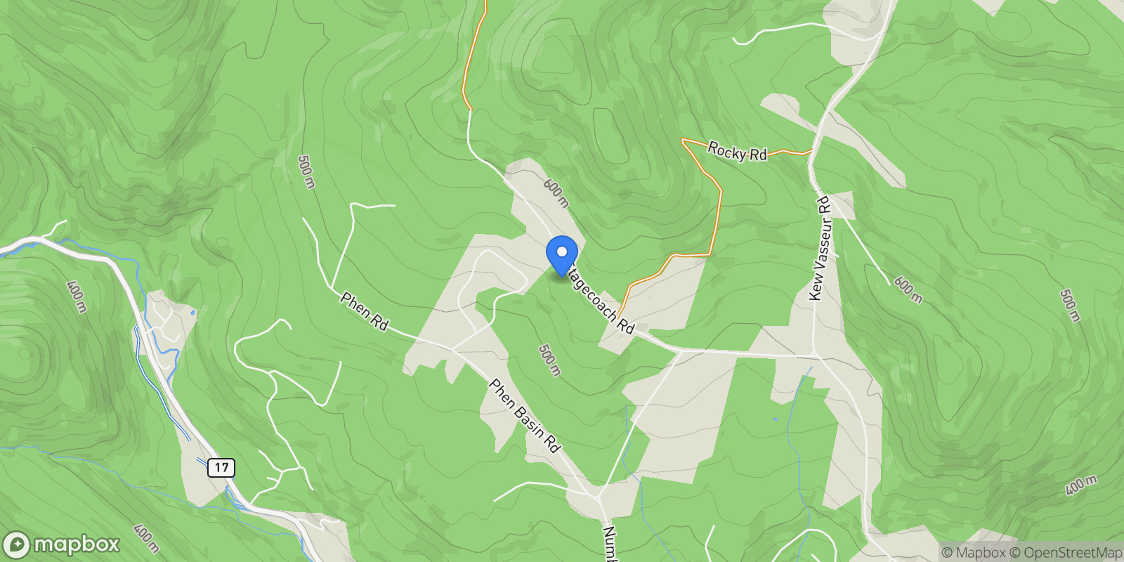 Map showing 421 Stagecoach Road, Fayston, VT 05673, Fayston, Vermont, United States.