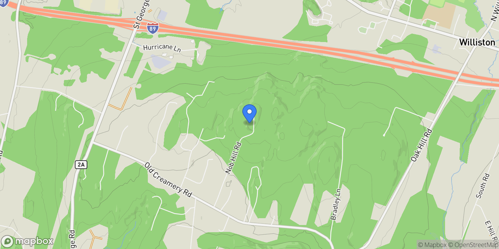 Map showing 699 Nob Hill Road, Williston, VT 05495, Williston, Vermont, United States.