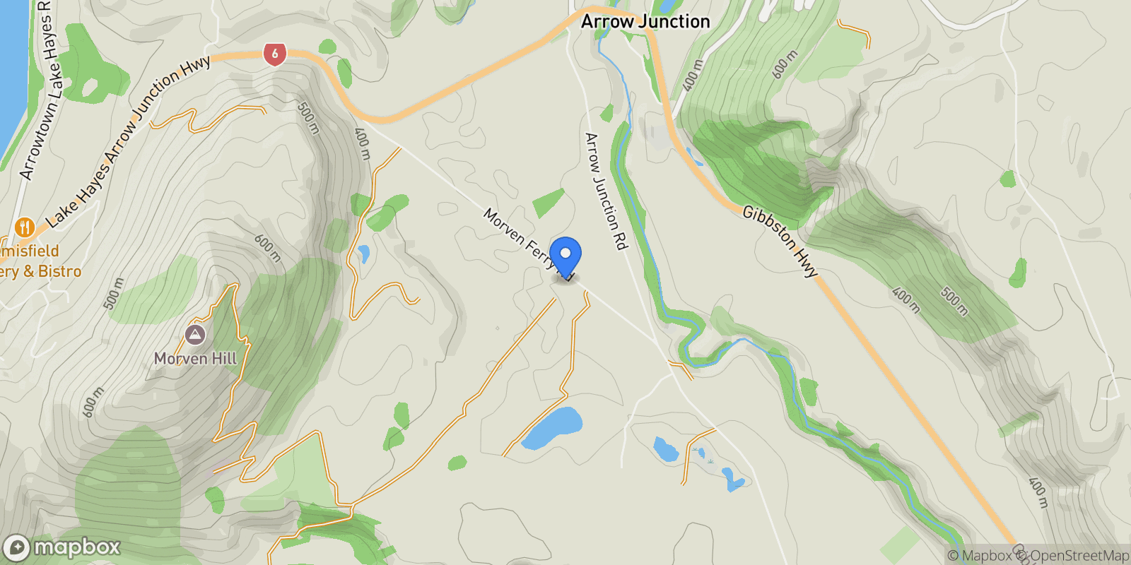 Map showing 122 Morven Ferry Road, Arrow Junction 9371, New Zealand, Arrow Junction, Otago, New Zealand.