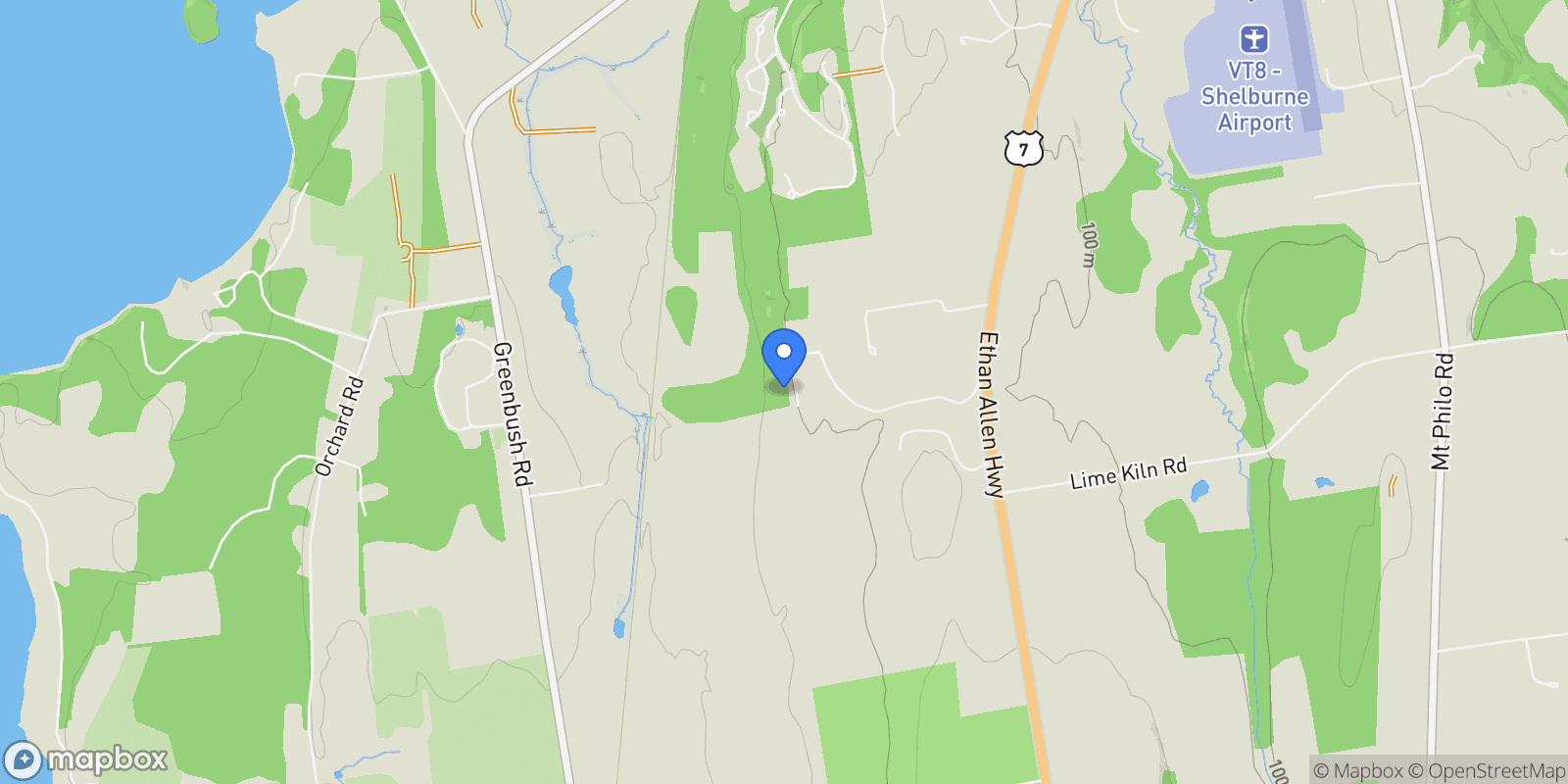 Map showing 900 Crosswinds Drive, Charlotte, VT 05445, Charlotte, Vermont, United States.