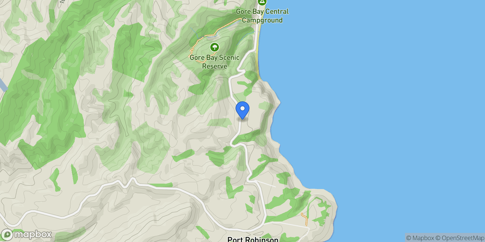 Map showing 257 Cathedral Road, Domett 7383, New Zealand, Domett, Canterbury, New Zealand.