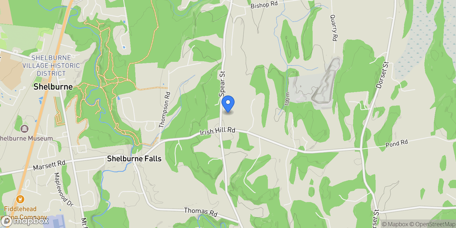 Map showing 6 Luke Lane, Shelburne, VT 05482, Shelburne, Vermont, United States.