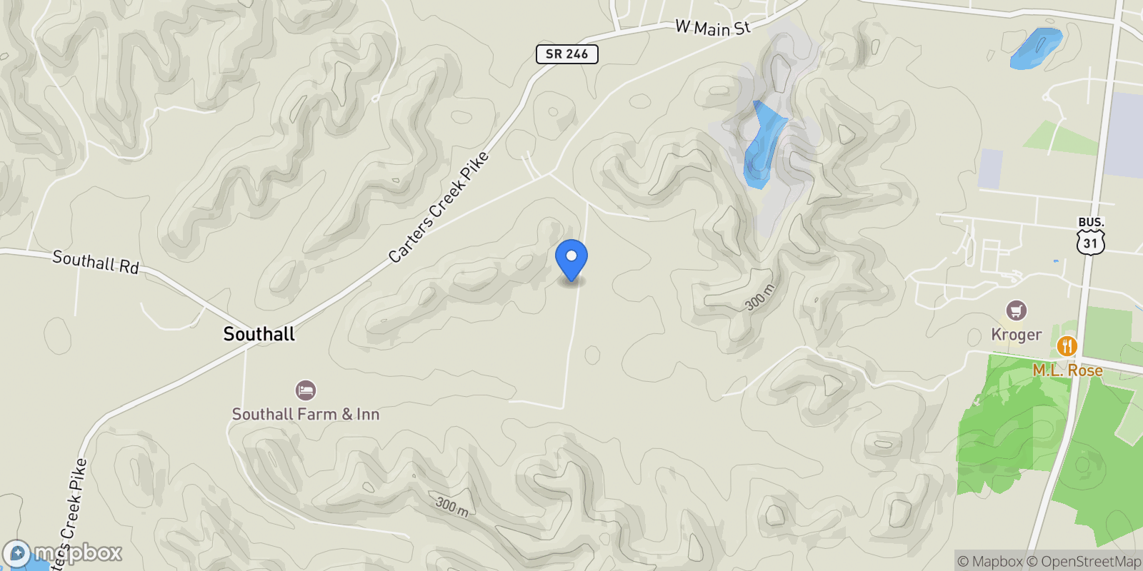 Map showing 1143 Lula Ln, Franklin, TN 37064, Franklin, Tennessee, United States.