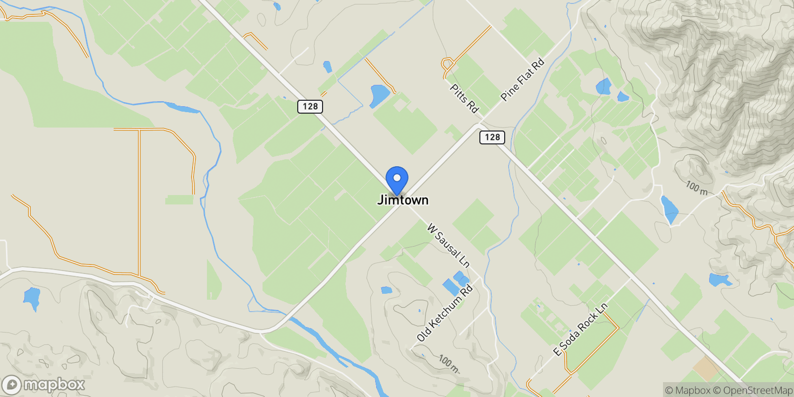 Map showing 3487 Alexander Valley Road, Geyserville, California, United States.