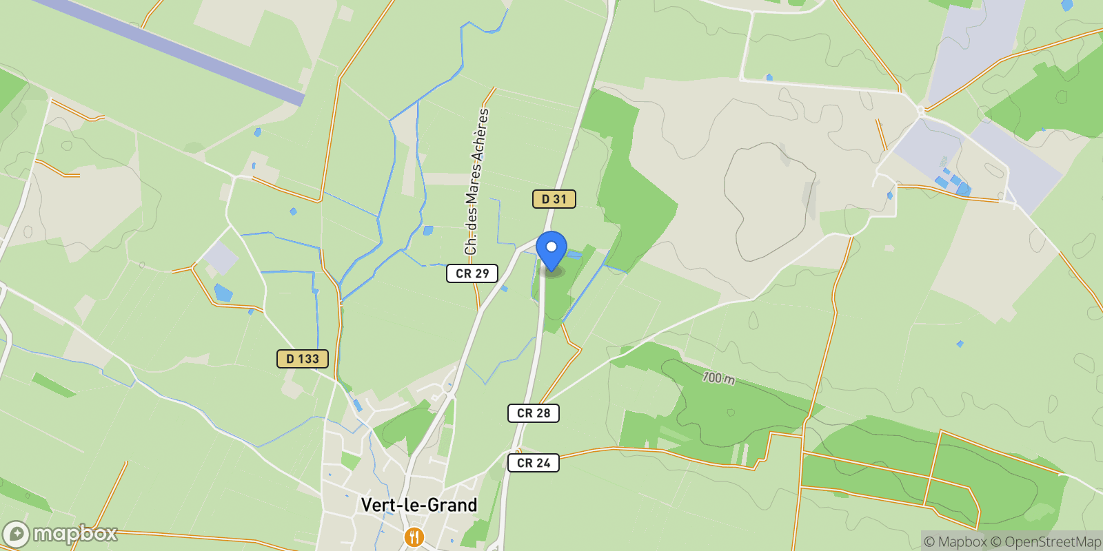 Map showing Vert-le-Grand, Île-de-France, France.