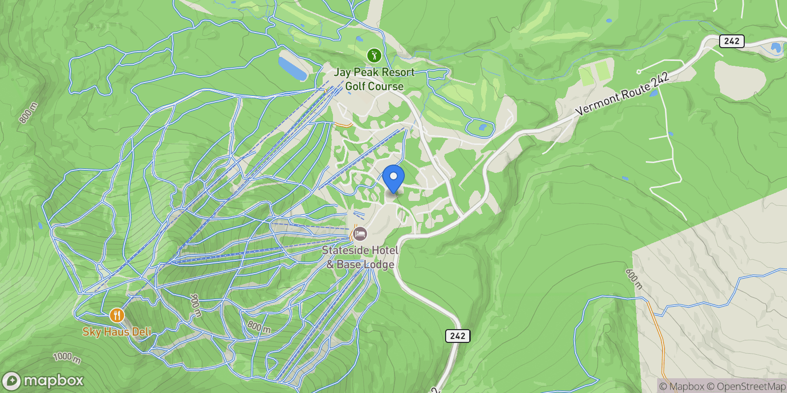 Map showing 196 Stateside Road 4782, Jay, VT 05859, Troy, Vermont, United States.