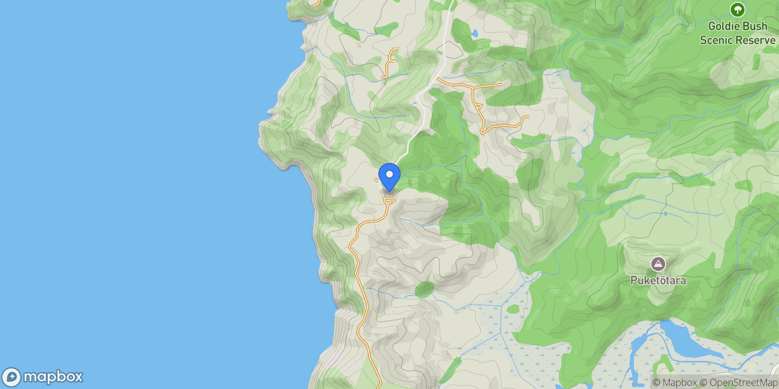 Map showing 223 Constable Road, Muriwai 0881, New Zealand, Muriwai, Auckland, New Zealand.