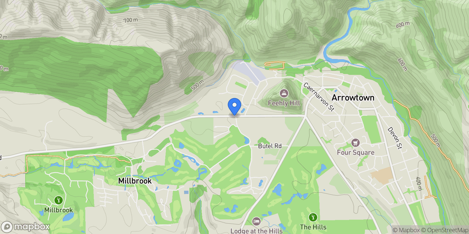 Map showing 1124 Malaghans Road, Arrowtown 9371, New Zealand, Arrowtown, Otago, New Zealand.