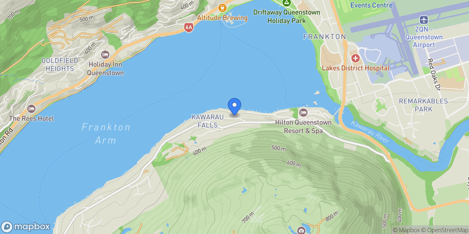 Map showing 13 Loop Road, Kawarau Falls 9300, New Zealand, Jacks Point, Otago, New Zealand.
