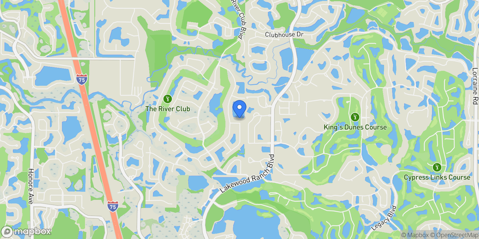 Map showing 10515 CHEVAL PLACE, BRADENTON, FL 34202, Bradenton, Florida, United States.