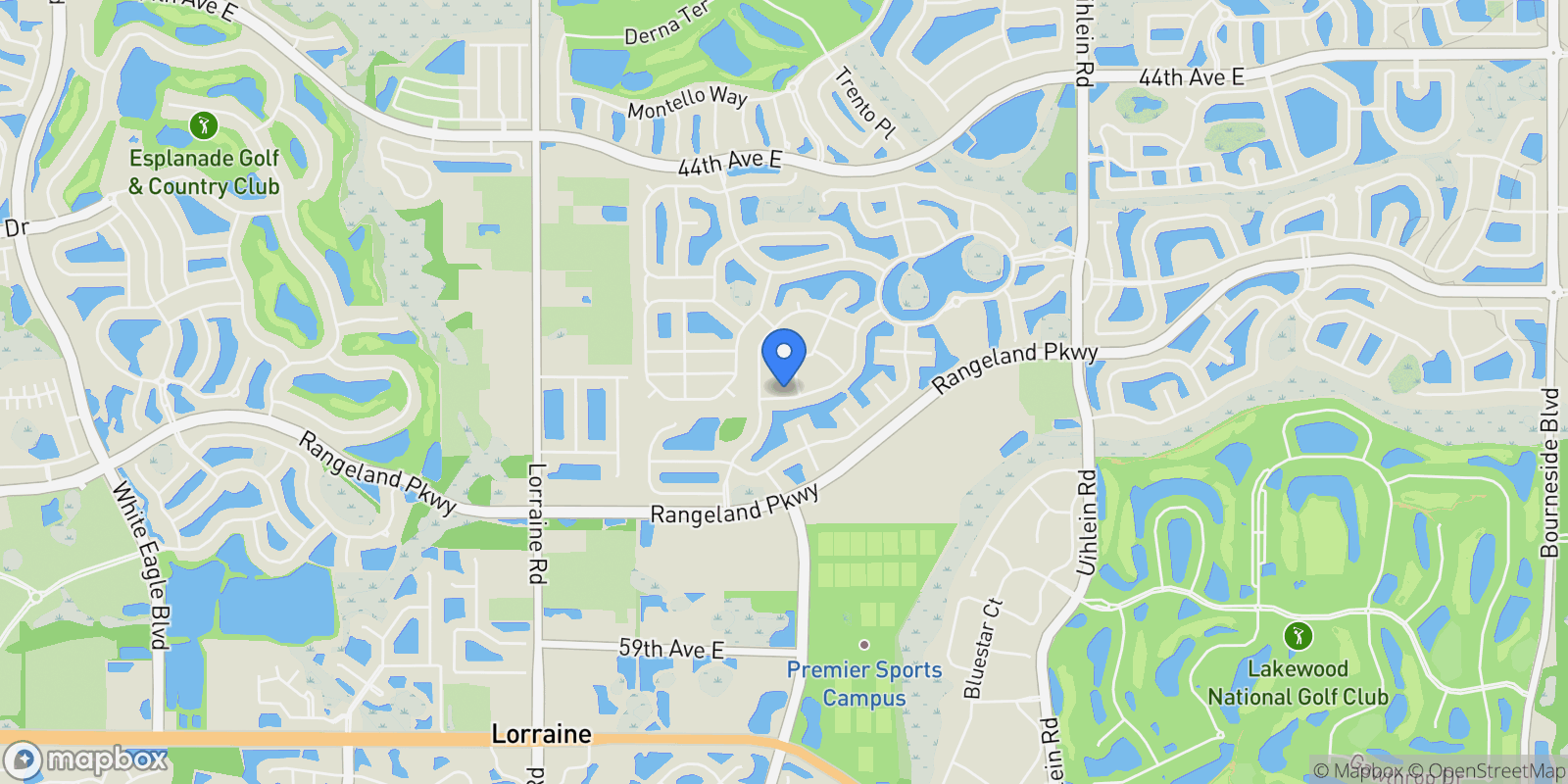 Map showing 15527 ISLANDWALK AVENUE, BRADENTON, FL 34211, Bradenton, Florida, United States.