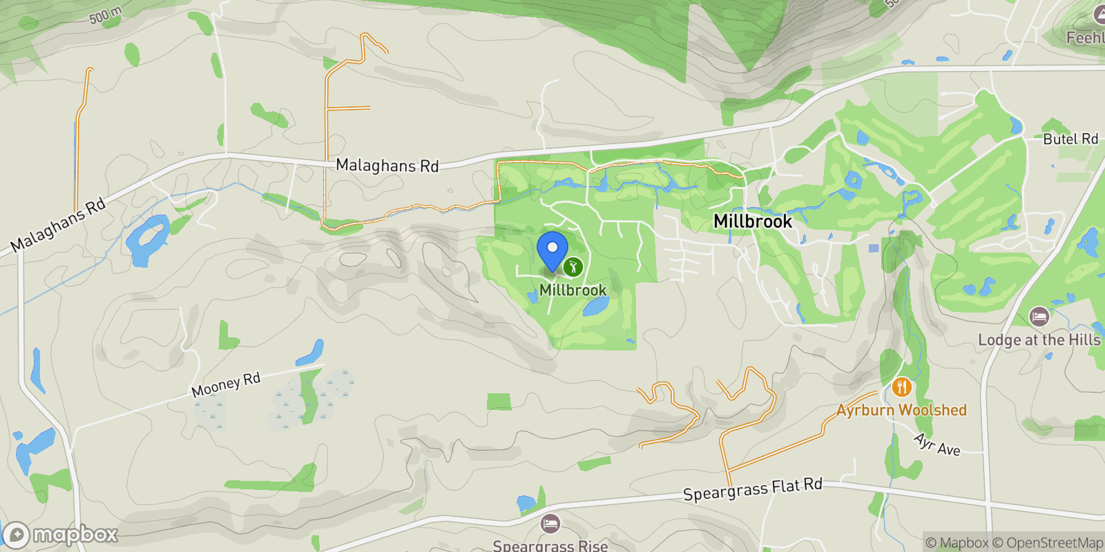 Map showing 1 De La Perrelle Lane, Perrelle Lane, Arrowtown 9371, New Zealand, Arrowtown, Otago, New Zealand.