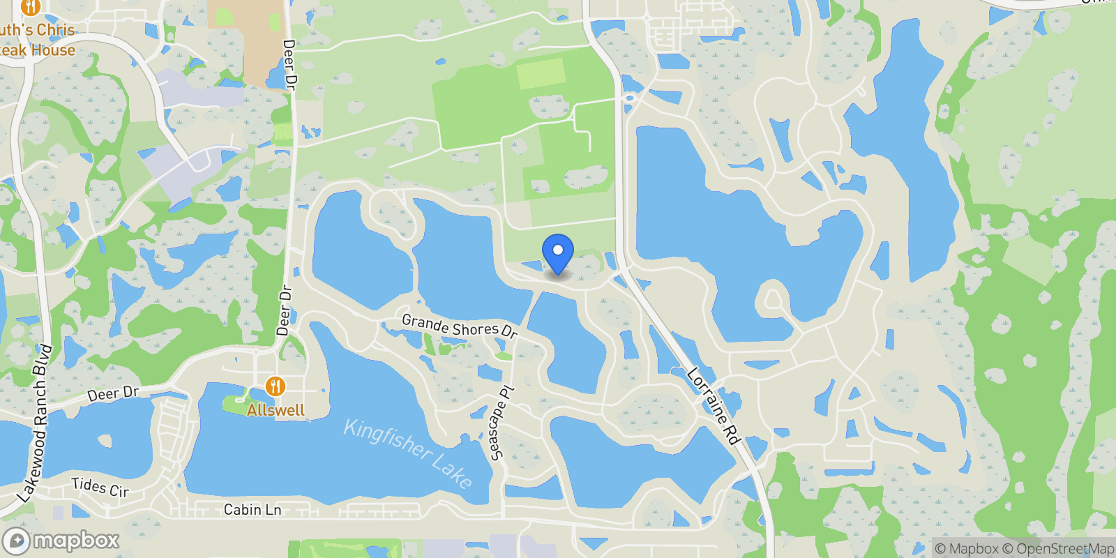 Map showing 7916 MAINSAIL LANE, SARASOTA, FL 34240, Sarasota, Florida, United States.