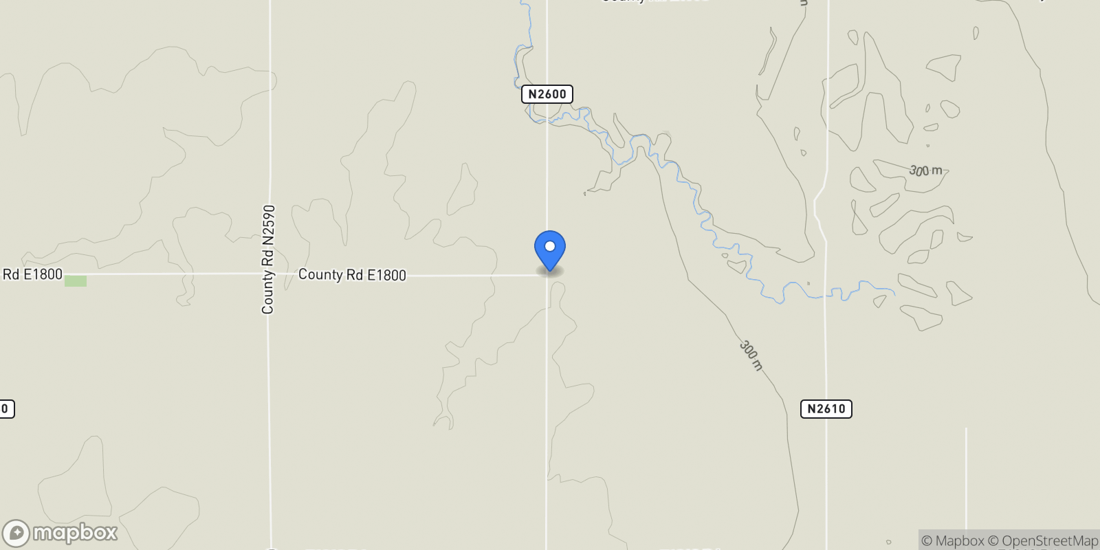 Map showing 180000 N 2600 Road, Walters, OK 73572, Walters, Oklahoma, United States.