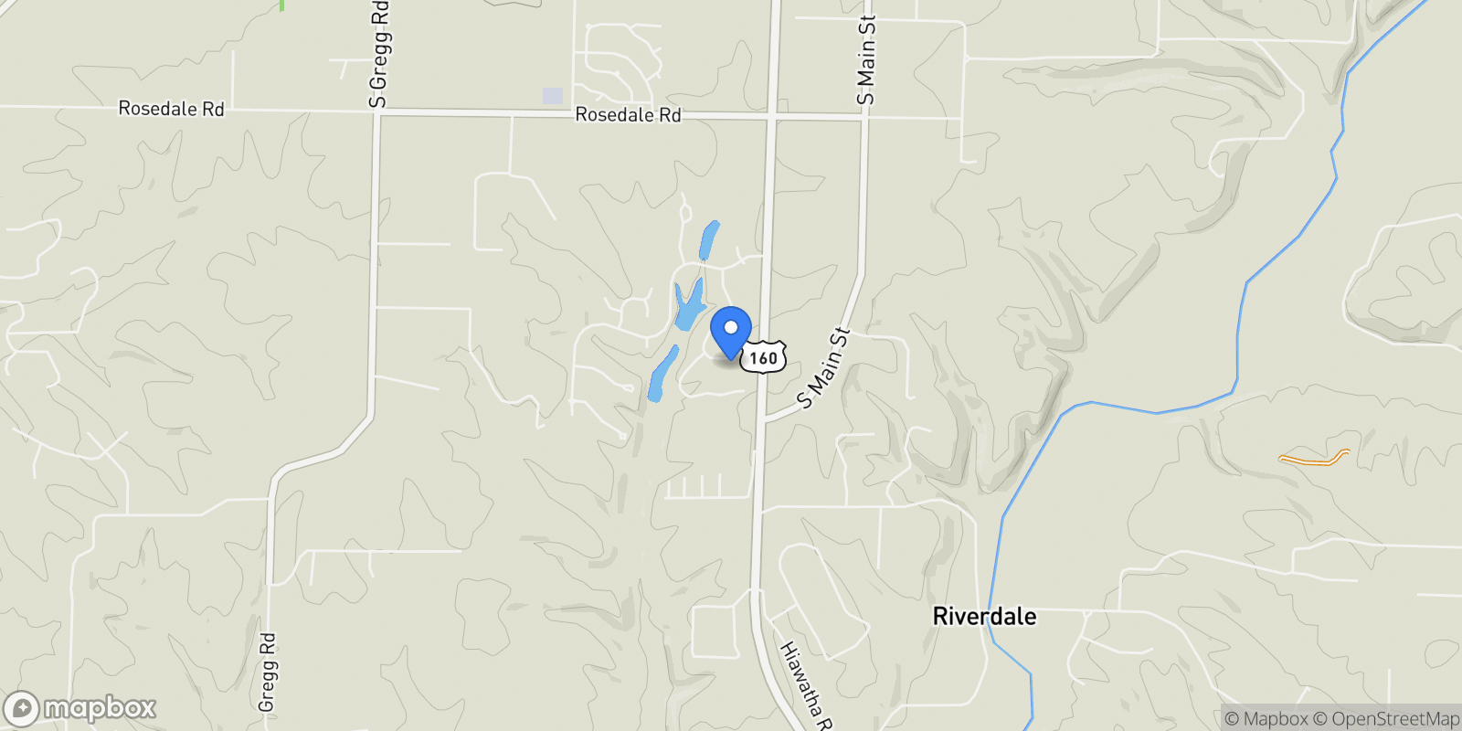 Map showing 1294 S Amber Ridge Drive, Nixa, MO 65714, Nixa, Missouri, United States.
