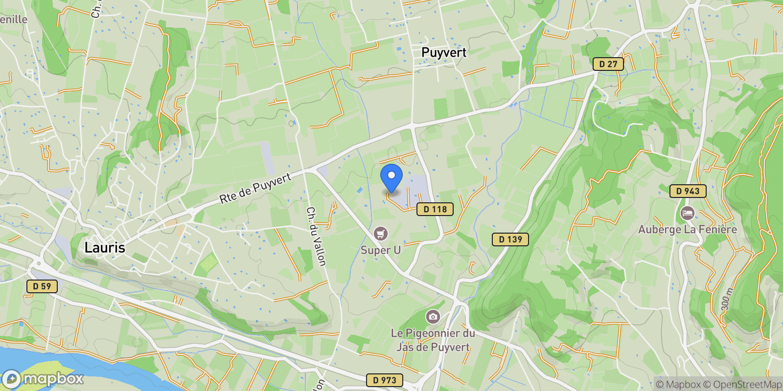 Map showing Puyvert, Provence-Alpes-Côte d'Azur, France.