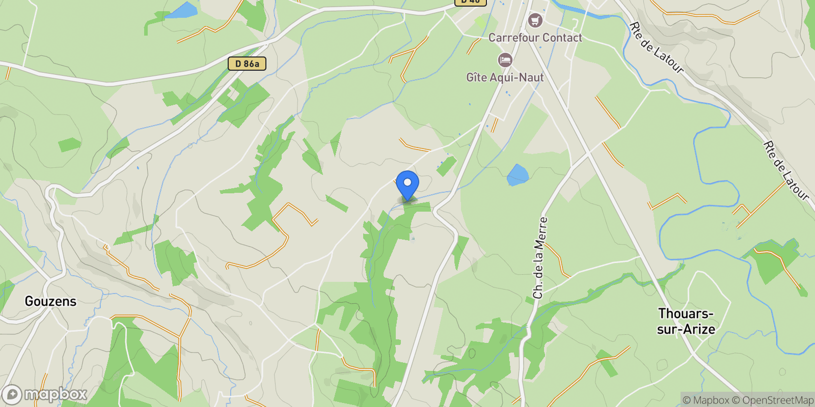 Map showing Montesquieu-Volvestre, Occitanie, France.