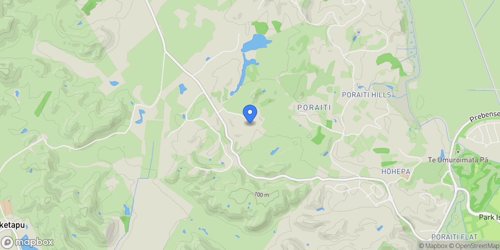 Map showing 20 Quarry Ridge Poraiti, Napier, HKB 4182, Napier, Hawke's Bay, New Zealand.