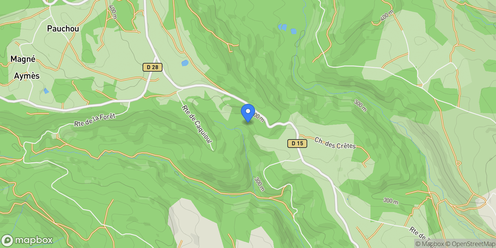 Map showing Vaour, Occitanie, France.