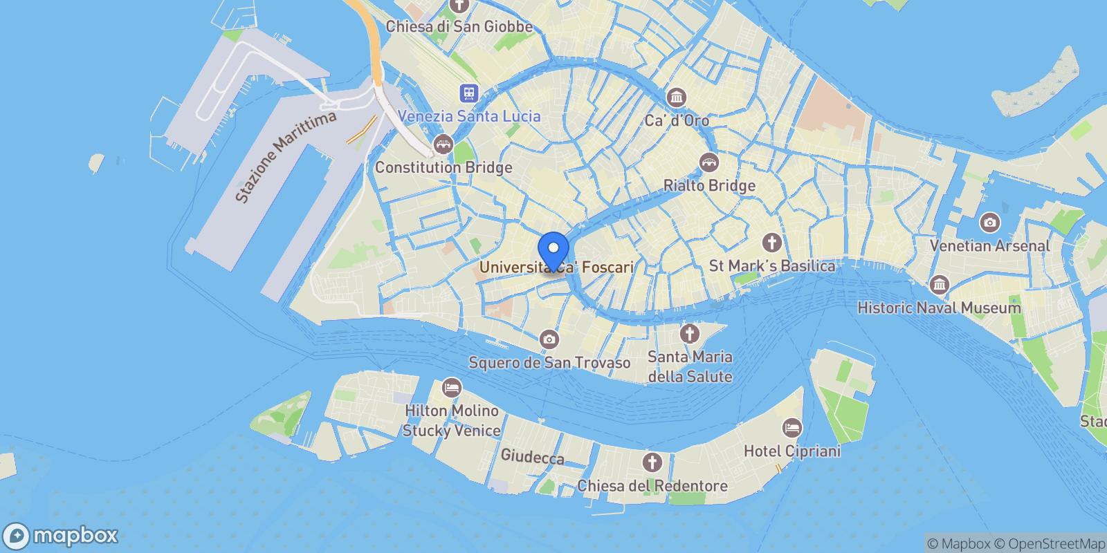 Map showing C. del Tragheto, 30123 Venezia VE, Italy, Venice, Veneto, Italy.