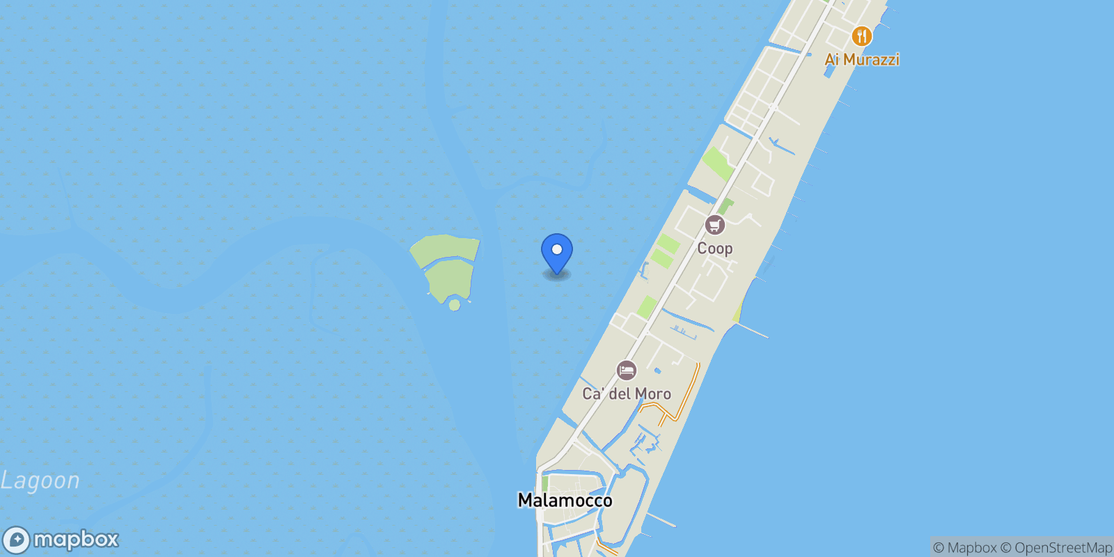 Map showing Venice, ITALY, Venice, Veneto, Italy.