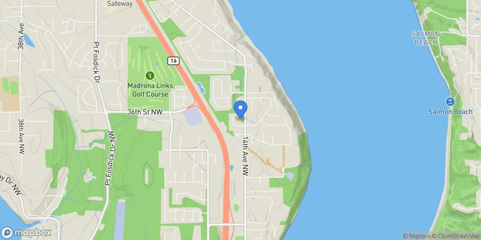 Map showing 3503 15th Avenue Ct NW, Gig Harbor, WA 98335, Gig Harbor, Washington, United States.