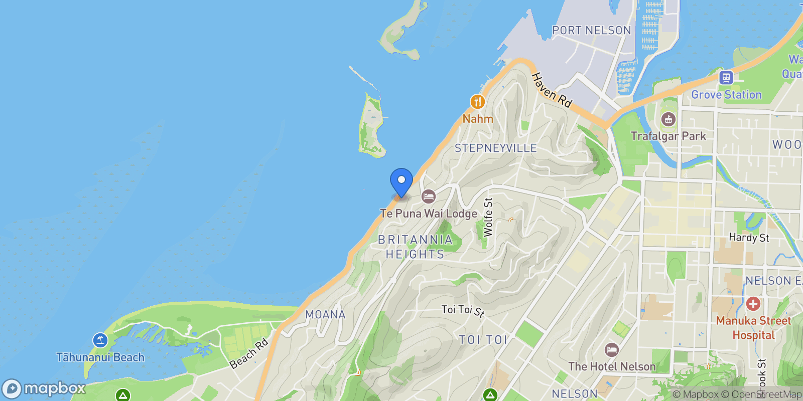 Map showing 455A Rocks Road, Nelson, NSN 7010, Nelson, Nelson, New Zealand.